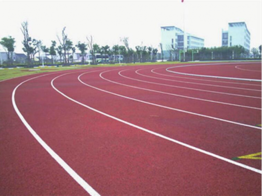 孝义市胜溪中学400m透气式跑道